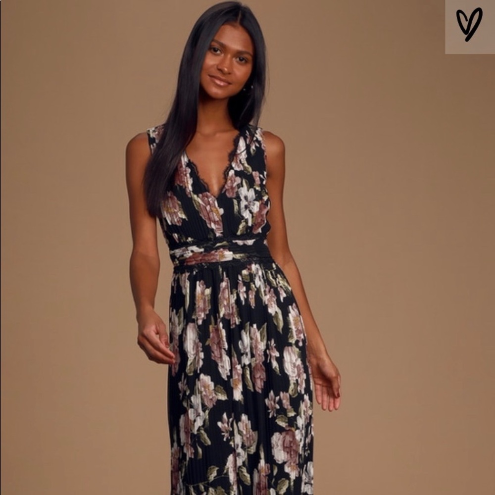 LuLus Floral Dress